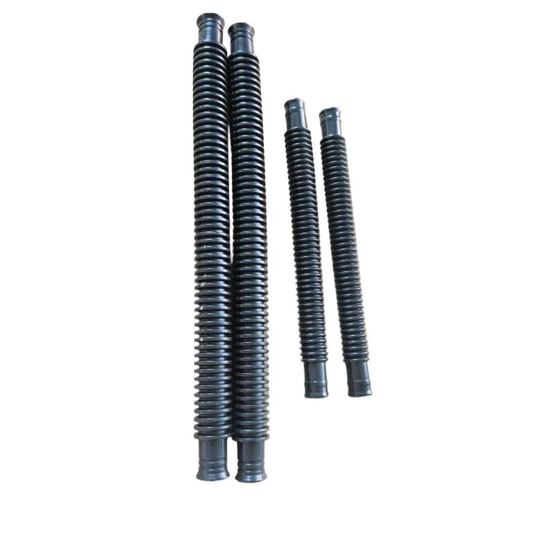 black corrugated plastic pipe