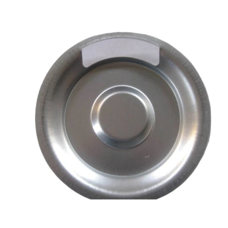 Metal end cap for filter