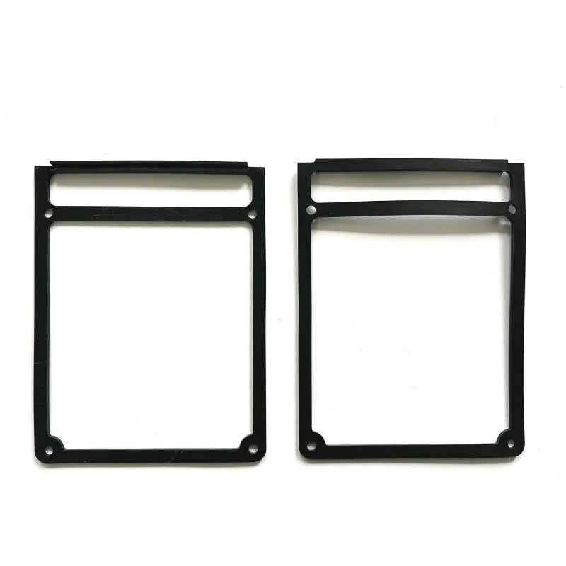 2 square tubing end caps metal